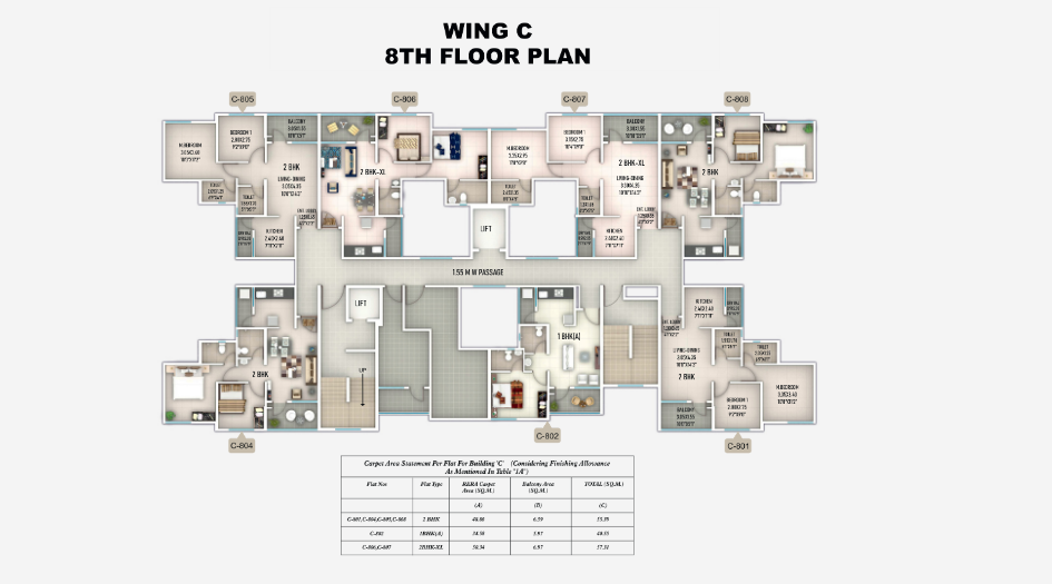 Sanskruti-Meander-Wing-C-8-th-Floor-Plan